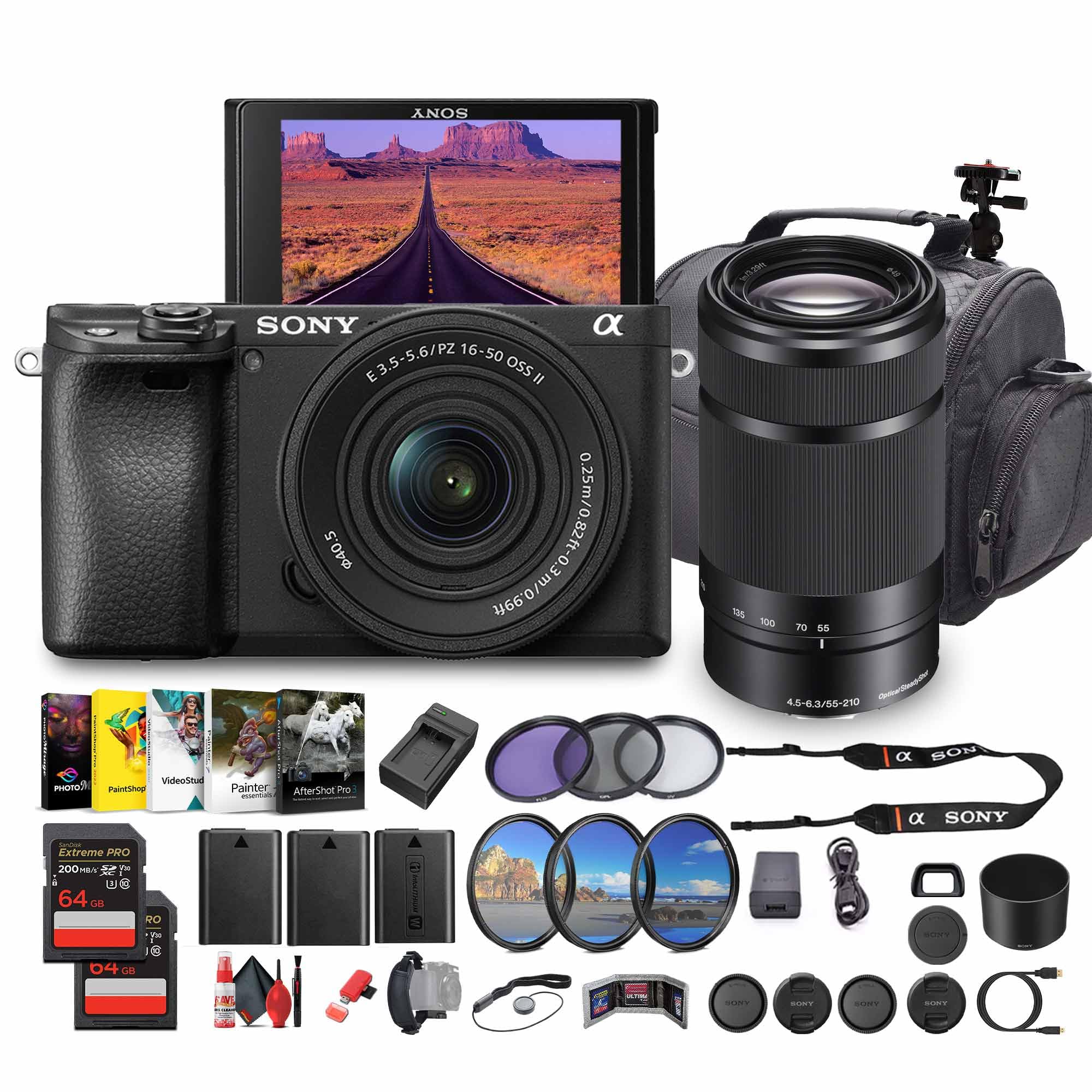 Amazon.com : Sony Alpha a6100 Mirrorless Camera with 16-50mm OSS